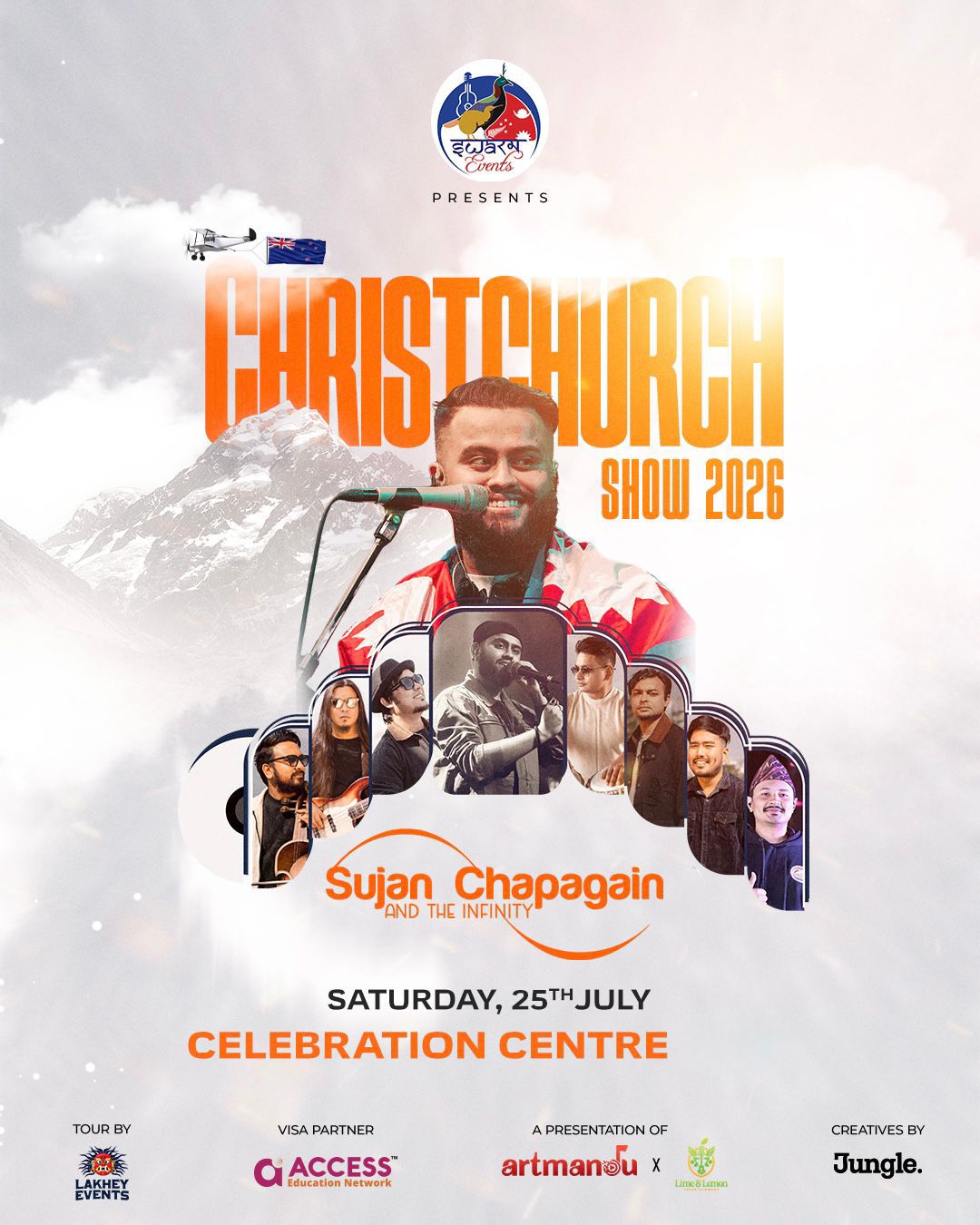 Sujan Chapagain And The Infinity (Christchurch)